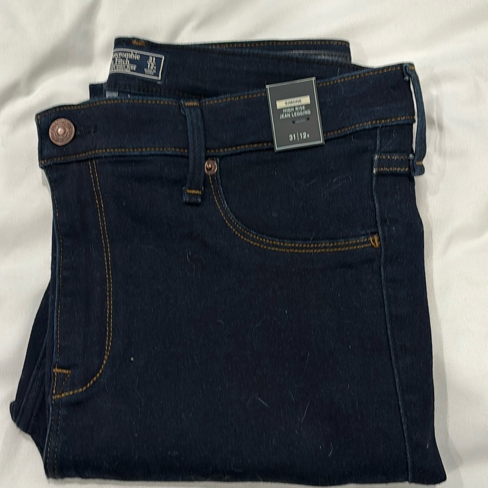 Abercrombie Simone High Rise Jean Legging Size 31/12